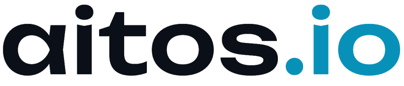 aitos.io wordmark for light backgrounds
